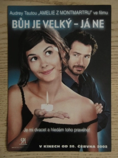 BŮH JE VELKÝ - JÁ NE, A. TATOU, IRS, J. DENCH, K. WINSTLET, NEVĚSTA PŘES INTERNET, N. KIDMAN, B. CHAPLIN, OBOUSTRANNÝ FILMOVÝ LETÁK