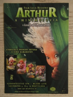 ARTHUR A MINIMOJOVÉ, FILMOVÝ LETÁK