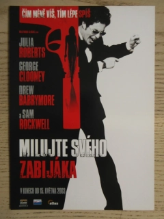 MILUJTE SVÉHO ZABIJÁKA, J. ROBERTS, G. CLOONEY, FILMOVÝ LETÁK
