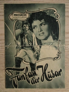 FANFÁN TULIPÁN, G. PHILIPE, O. HUSSENOT, G. LOLLOBRIGIDA, FILM FR, FILM KURIER VBŠ Č. 5/54
