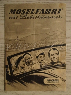 MOSELFAHRT AUS LIEBESKUMMER, L. MÜLLER, B. KRÜGER, O. GRIMM, FILM SRN, FILM KURIER VBŠ Č. 63/54
