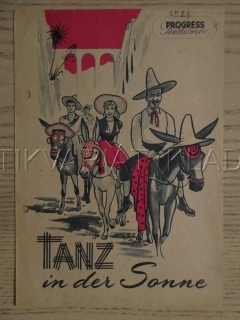 TANZ IN DER SONNE, C. AUBRY, F. ANDREI, S. KÖNIG, FILM SRN, FILM KURIER VBŠ Č. 57/55