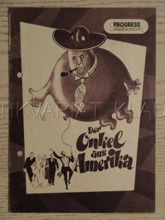 DER ONKEL AUS AMERIKA, H. MOSER, A. PAULSEN, G. WEISER, FILM SRN, FILM KURIER VBŠ Č. 24/56