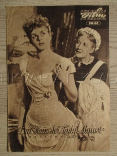 PLYNOVÉ LAMPY, CH. BOYER, I. BERGMAN, J. COTTEN, FILM USA, FILM KURIER VBŠ Č. 50/61