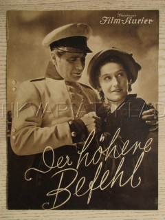 DER HÖHERE BEFEHL, LIL DAGOVER, K. DANNENTANN, K. L. DIEHL, FILM SRN, FILM KURIER VBŠ Č. 2412