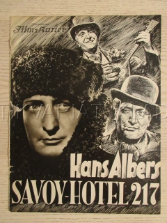 SAVOY HOTEL Č. 217, H. ALBERS, B. HORNEY, A. ENGEL, FILM SRN, FILM KURIER VBŠ Č. 2473