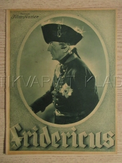 FRIDERICUS, O. GEBUHR, H. KORBER, LIL DAGOVER, FILM SRN, FILM KURIER VBŠ Č. 2558