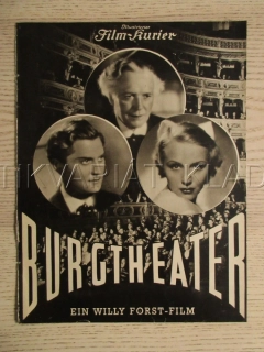 DVORNÍ DIVADLO, W. FORST, W. EICHBERGER, O. W. FISCHER, FILM RAKOUSKO, FILM KURIER VBŠ Č. 2561