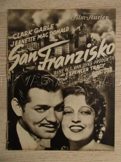 SAN FRANCISCO, C. GABLE, S. TRACY, J. MACDONALD, FILM USA, FILM KURIER VBŠ Č. 2565