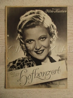 DAS HOFKONZERT, M. EGGERTH, H. HUBNER, E. JÜRGENSEN, FILM SRN, FILM KURIER VBŠ Č. 2579