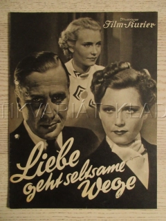 LIEBE GEHT SELTSAME WEGE, K. L. DIEHL, O. TSCHECHOWA, K. HARDT, FILM SRN, FILM KURIER VBŠ Č. 2608