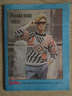 PÁNSKÁ MÓDA NABÍZÍ, Č. 127, 4/1989, **an