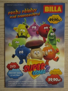SUPEROSMA 2, BILLA, DVD FILM ČR