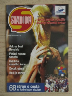ČASOPIS STADION, POHÁR ZŮSTAL V PAŘÍŽI: FRANCIE MISTREM SVĚTA!, RONALDO, FOTBAL
