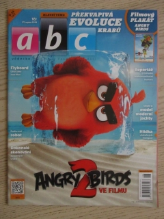 ABC, 18/2019, KOMPLETNÍ DÉČKA, ANGRY BIRDS 2, TURBÍNOVÁ JACHTA