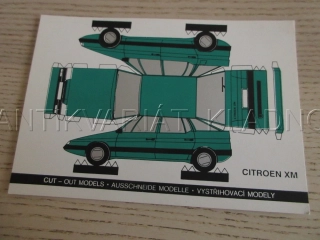 AUTOMOBIL CITROEN XM, VYSTŘIHOVACÍ MODELY