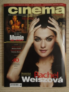 FILMOVÝ ČASOPIS CINEMA, Č. 6/2001, RACHEL WEISZ, BRENDAN FRASER, VERONIKA ŽILKOVÁ, DANIEL AUTEIL, DENISE RICHARDS, JULIA ROBERTS, STEVEN SODERBERGH AJ.
