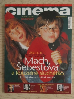 FILMOVÝ ČASOPIS CINEMA, Č. 12/2001, STELLA ZÁZVORKOVÁ, CATE BLANCHET, ROBERT ZEMECKIS, MARLENE DIETRICH, MARTIN DEJDAR, VÁCLAV VORLÍČEK, ANNA GEISLEROVÁ AJ.
