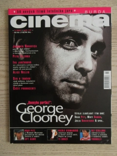 FILMOVÝ ČASOPIS CINEMA, Č. 3/2002, GEORGE CLOONEY, ALICE NELLIS, JAROMÍR NOHAVICA, PETR ZELENKA, ANTONIE NEDOŠINSKÁ, KEVIN COSTNER AJ.