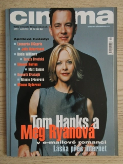 FILMOVÝ ČASOPIS CINEMA, Č. 4/99, RAY MILLAND, BOLEK POLÍVKA, TOM HANKS, JIŘÍ KODET, ROBERTO BENIGNI, MEG RYAN AJ.