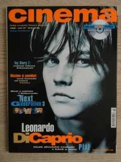 FILMOVÝ ČASOPIS CINEMA, Č. 3/2000, LEONARDO DICAPRIO, DENZEL WASHINGTON, CLARK GABLE, JOHN LASSETER, MARTIN HUBA, JIM CARREY, JODIE FOSTER, BOLEK POLÍVKA AJ.