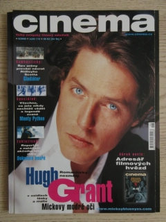 FILMOVÝ ČASOPIS CINEMA, Č. 6/2000, HUGH GRANT, KEVIN SPACEY, DAVID DUCHOVNY, HELEN HAYES, HILARY SWANK, DANA VÁVROVÁ, RIDLEY SCOTT AJ.