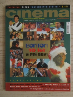 FILMOVÝ ČASOPIS CINEMA, Č. 12/2000, GRINCH, DAN BÁRTA, WOODY ALLEN, JENNIFFER LOPEZ, RON HOWARD, CHARLIEHO ANDÍLCI AJ.