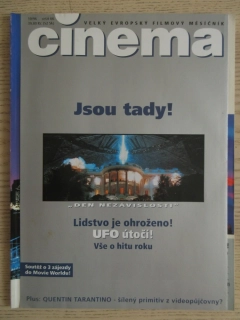 FILMOVÝ ČASOPIS CINEMA, Č. 10/96, JOHANNES VON BUTTLAR, QUENTIN TARANTINO, LOTRANDO A ZUBEJDA, JAN P. MUCHOW AJ.