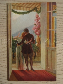 PÁR, MUŽ, ŽENA, VÝHLED, DÄNISCHE KUNST