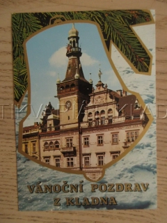 KLADNO, RADNICE, VÁNOČNÍ POZDRAV