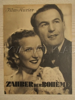 KOUZLO BOHÉMY, J. KIEPURA, M. EGGERTH, P. KEMP, FILM RAKOUSKO, FILM KURIER VBŠ Č. 2703