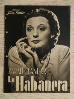 LA HABANERA, Z. LEANDER, J. SERDA, E. JÜRGENSEN, FILM NĚM. ŘÍŠE, FILM KURIER VBŠ Č. 2750
