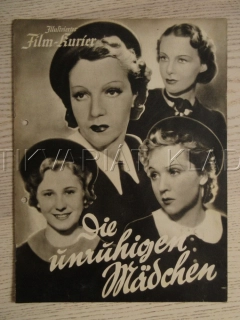 ČTYŘI NEPOKOJNÁ DĚVČÁTKA, L. ENGLISCH, T. LINGEN, K. V. NAGY, FILM RAKOUSKO, FILM KURIER VBŠ Č. 2770