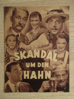 SKANDAL UM DEN HAHN, F. WEBER, E. ELSTER, F. EUGENS, FILM NĚM. ŘÍŠE, FILM KURIER VBŠ Č. 2827