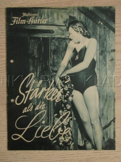 STÄRKER ALS DIE LIEBE, K. HARDT, P. WEGENER, E. WESENER, FILM NĚM. ŘÍŠE, FILM KURIER VBŠ Č. 2859
