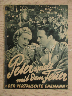 PETER SPIELT MIT DEM FEUER, H. HOLT, K. HARDT, A. MOG, FILM NĚM. ŘÍŠE, FILM KURIER VBŠ Č. 2868