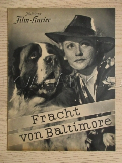 FRACHT VON BALTIMORE, H. WEISSNER, A. HÖRBIGER, E. JÜRGENSEN, FILM NĚM. ŘÍŠE, FILM KURIER VBŠ Č. 2872