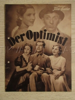 DER OPTIMIST, V. DE KOWA, H. PORTEN, E. ELSTER, FILM NĚM. ŘÍŠE, FILM KURIER VBŠ Č. 2873