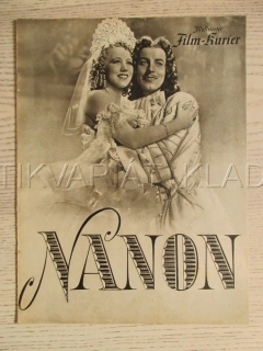 NANON, E. SACK, J. HEESTERS, D. SERVAES, FILM NĚM. ŘÍŠE, FILM KURIER VBŠ Č. 2878