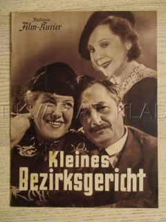 SOUDNÍ SLUHA ADVOKÁTEM, H. MOSER, I. WÜST, L. ENGLISCH, FILM NĚM. ŘÍŠE, FILM KURIER VBŠ Č. 2882