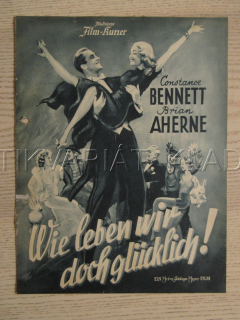 MARRILY WE LIVE, C. BENNETT, B. AHERNE, B. BURKE, FILM USA, FILM KURIER VBŠ Č. 2886