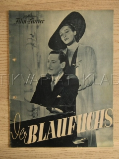 MODRÁ LIŠKA, Z. LEANDER, W. BIRGEL, P. HÖRBIGER, FILM NĚM. ŘÍŠE, FILM KURIER VBŠ Č. 2898