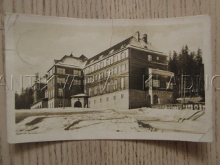 LÁZNĚ KARLOVA STUDÁNKA, LÁZEŇSKÝ HOTEL, OKRES BRUNTÁL, POHLEDNICE 1070