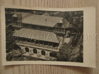 ČESKÉ ŠVÝCARSKO, HOTEL SOKOLÍ HNÍZDO U PRAVČICKÉ BRÁNY, OKRES DĚČÍN, POHLEDNICE 1087