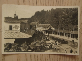 LÁZNĚ LUHAČOVICE, LÁZEŇSKÉ NÁMĚSTÍ, PRAMEN VINCENTKA, OKRES ZLÍN, POHLEDNICE 1119
