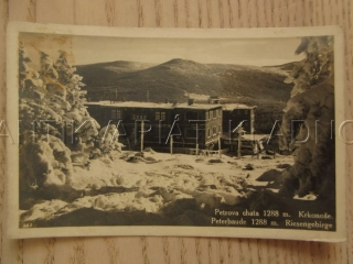 KRKONOŠE, PETROVA CHATA, OKRES TRUTNOV, POHLEDNICE 1166