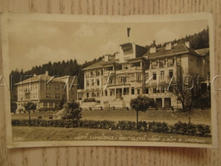 LÁZNĚ LUHAČOVICE - ŘEDITELSTVÍ LÁZNÍ A DŮM B. SMETANY, OKRES ZLÍN, POHLEDNICE 1172