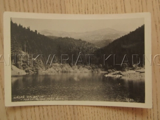 NÁDRŽ BALTAZUR, V POZADÍ ČERNÁ HORA, PODKARPATSKÁ RUS?, POHLEDNICE 1178