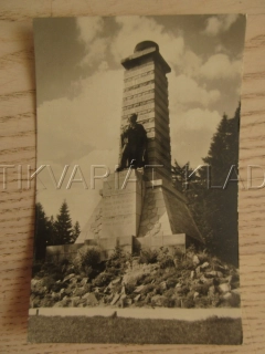 ŠUMAVA, DOMAŽLICKO, BAARŮV POMNÍK NA VÝHLEDECH, OKRES DOMAŽLICE, POHLEDNICE 1204