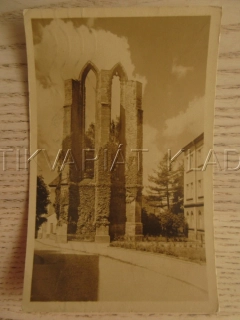 BENEŠOV U PRAHY, ZŘÍCENINA MINORITSKÉHO KLÁŠTERA, OKRES BENEŠOV, POHLEDNICE 1213